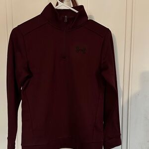 Under Armour Burgundy Quarter-Zip Pullover
